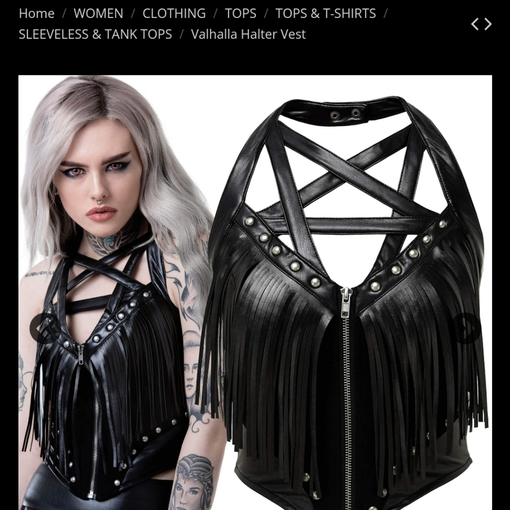 Killstar Valhalla vest top